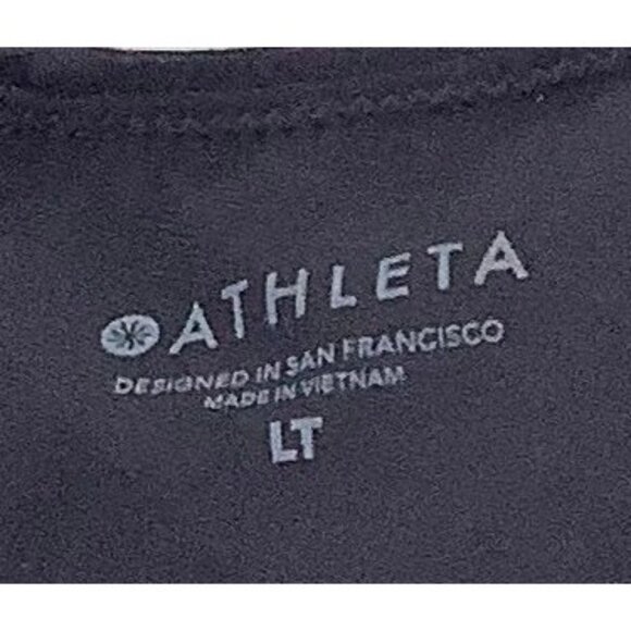 Athleta Black V-Neck One-Piece Swimsuit Size Tall Large - Picture 8 of 9